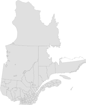 Localisation du marais Léon-Provancher au Québec