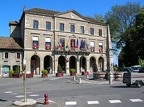 Vue de la mairie de Thonon-les-Bains