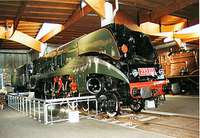 La locomotive 232 U 1 à la Cité du train (Mulhouse).