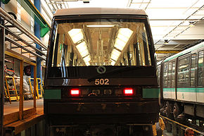  Un train MP 05 aux ateliers de Fontenay.