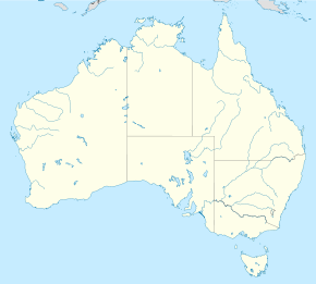 Localisation sur la carte d'Australie