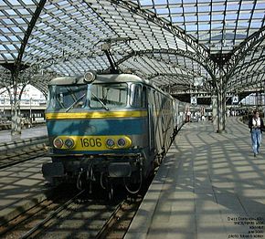  La locomotive 1606 à Cologne