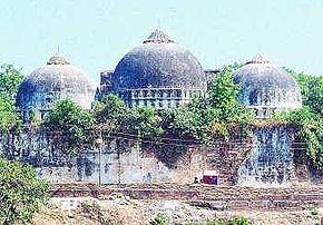 La Babri Masjid ou Mosquée de Babur
