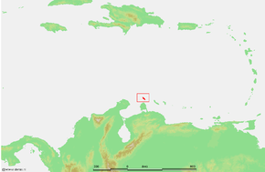 Carte de localisation d'Aruba