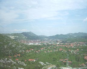 Vue générale de Cetinje