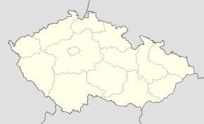 Localisation sur la carte de République tchèque