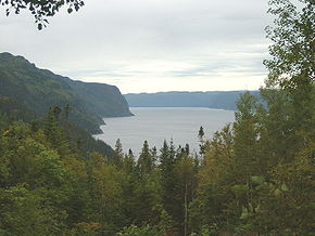 Localisation de L’Anse-Saint-Jean dans la MRC Le Fjord-du-Saguenay