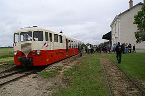  Autorail X 224 de 1951, livré au chemin de fer du Blanc-Argent et préservé par le Train du Bas-Berry