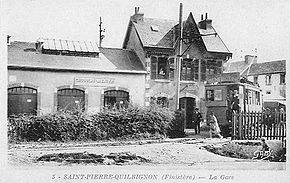 La gare du tramway à Saint-Pierre-Quilbignon