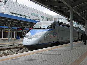  Un KTX à DongDaegu