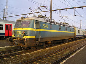  La 2240 en gare de Dendermonde.