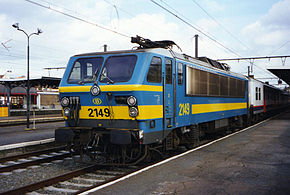 La 2149 en gare de Dendermonde.