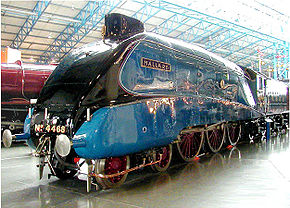 La LNER Classe A4 n° 4468 « Mallard ».