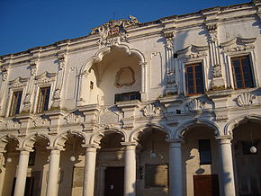 Palazzo del Tribunale sur la piazza Salandra de Nardò