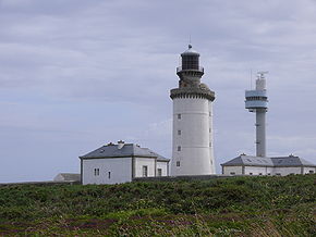 Le phare du Stiff et la tour radar.