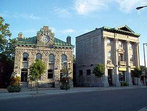 Deux édifices de la Place Saint-Henri