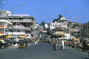 Une rue du centre de Port Blair