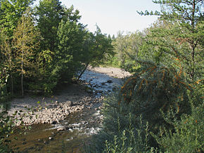 Le parc Chauveau et la Rivière Saint-Charles