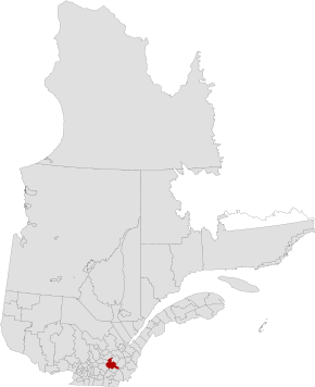 Quebec MRC Arthabaska location map.svg