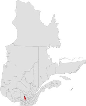 Quebec MRC D'Autray location map.svg