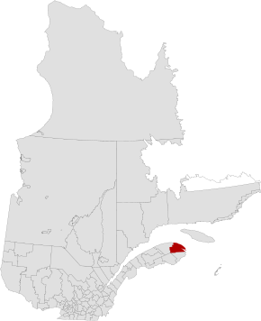 Quebec MRC La Côte-de-Gaspé location map.svg