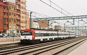  La 447-022 à Sagunto (23 avril 2005).