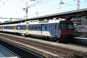  Une RBDe 561 en gare de Rotkreuz sur la ligne S26 du S-Bahn Aargau.