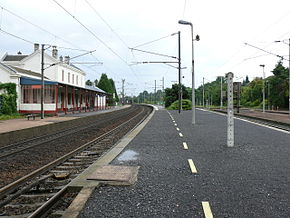 La gare de Saint-Just-en-Chaussée, ancien terminus de la ligne