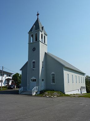 Église de Sainte-PauleLocalisation de Sainte-Paule dans la MRC de Matane