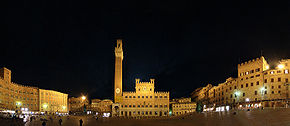 Piazza del Campo la nuit