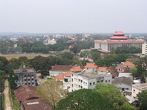 Vue de l’Assemblée législative du Kerala, Trivandrum