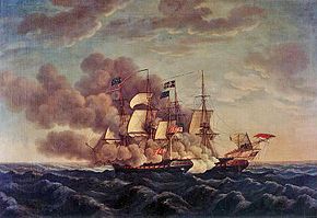 19 août : Combat entre l’USS Constitution et le HMS Guerriere