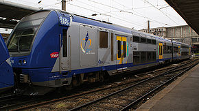  La Z 23542 du TER Nord-Pas-de-Calais en gare d'Amiens.