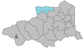 Situation du canton de Saint-Paul-de-Fenouillet dans le département Pyrénées-Orientales