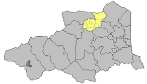 Situation du canton de Latour-de-France dans le département Pyrénées-Orientales