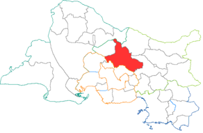 Situation du canton de Pélissanne dans le département Bouches-du-Rhône
