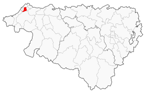 Situation du canton d'Anglet-Sud dans le département Pyrénées-Atlantiques