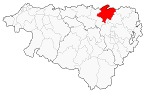 Situation du canton d'Arzacq-Arraziguet dans le département Pyrénées-Atlantiques