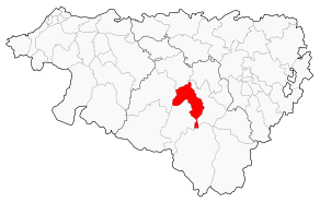 Situation du canton d'Oloron-Sainte-Marie-Ouest dans le département Pyrénées-Atlantiques