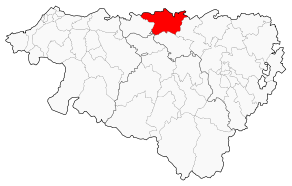 Situation du canton d'Orthez dans le département Pyrénées-Atlantiques