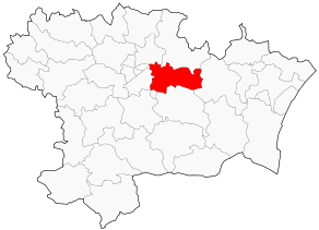 Situation du canton de Capendu dans le département Aude