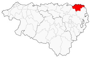 Situation du canton de Garlin dans le département Pyrénées-Atlantiques