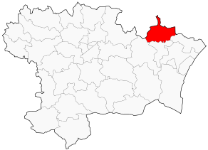 Situation du canton de Ginestas dans le département Aude