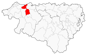 Situation du canton de La Bastide-Clairence dans le département Pyrénées-Atlantiques
