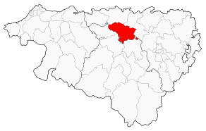 Situation du canton de Lagor dans le département Pyrénées-Atlantiques