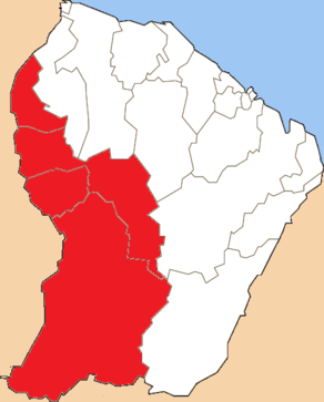Situation du canton de Maripasoula dans le département Guyane