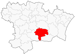 Situation du canton de Mouthoumet dans le département Aude