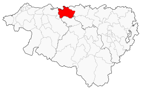 Situation du canton de Salies-de-Béarn dans le département Pyrénées-Atlantiques