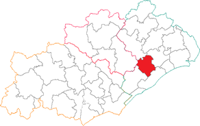 Situation du canton de Pignan dans le département Hérault