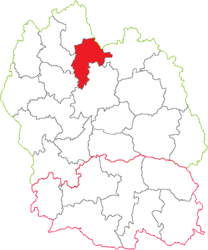 Situation du canton de Saint-Alban-sur-Limagnole dans le département Lozère